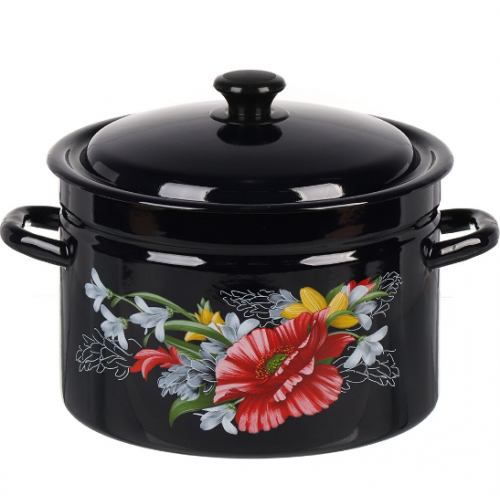 Кастрюля эм. 8,0л цил. 